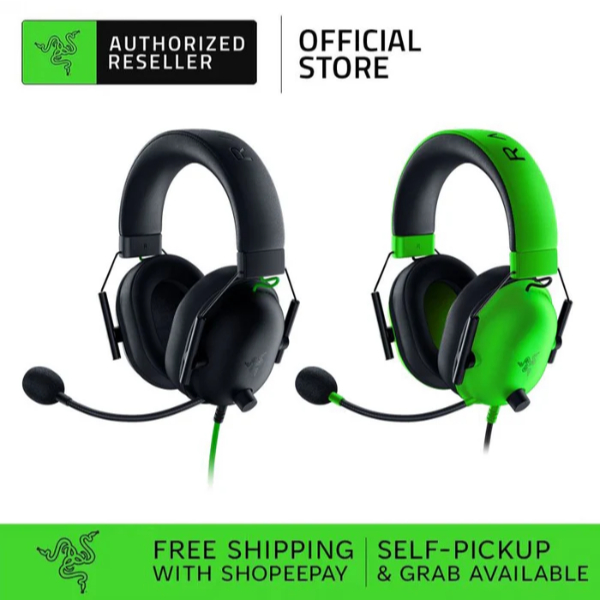 Razer BlackShark V2 X Wired Gaming Headset | 7.1 Surround Sound | PC PS4 PS5 (2 Years Warranty)