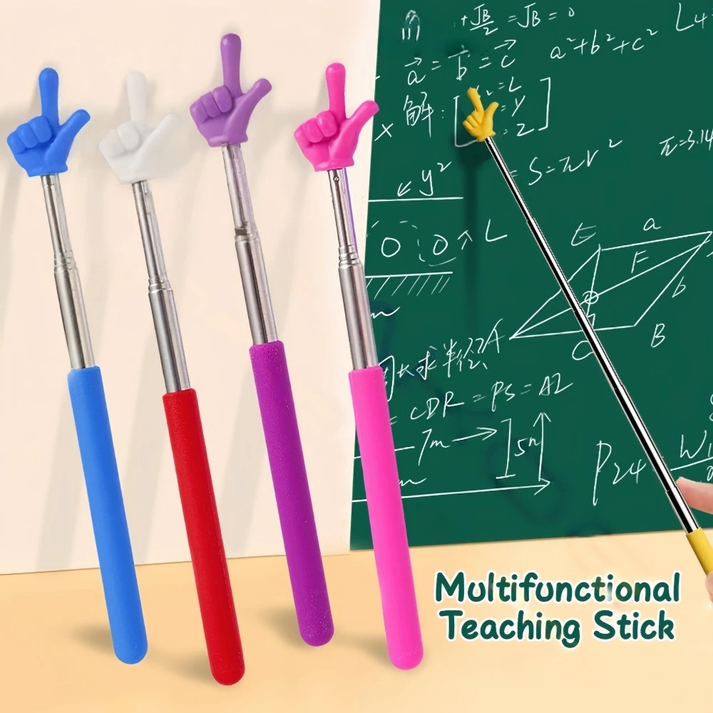 Adjustable Multifunction Teaching Stick Supplies Teacher Cute Whiteboard Pointer Retractable 伸缩指示棒