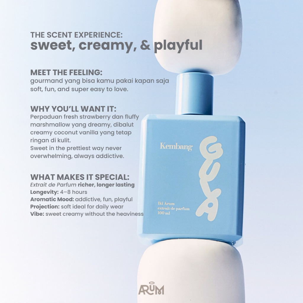 Iki Arum | Kembang Gula Extrait de Parfume 100ml