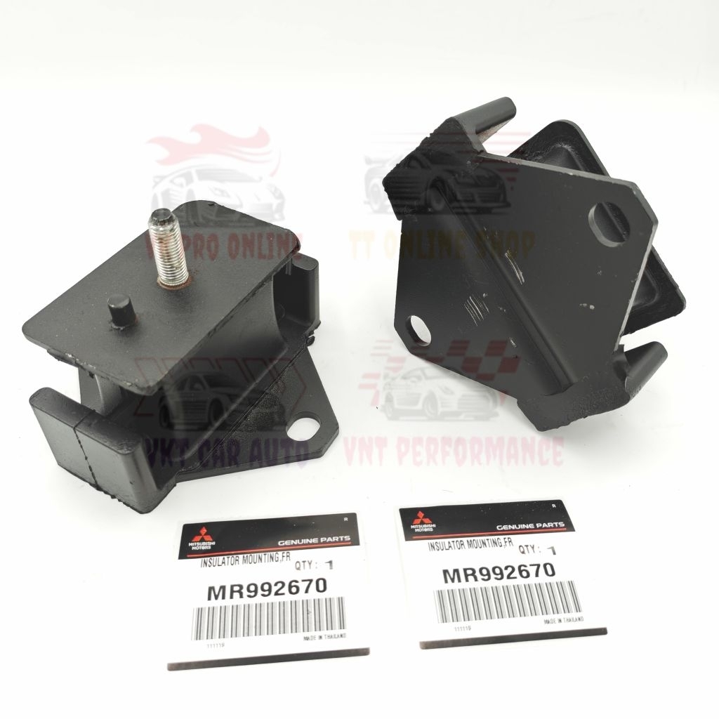 (THAILND-4PCS) MITSUBISHI TRITON 2.5 3.2 4WD 4D56 I4-T,4M41-I4-T / PAJERO SPORT ENGINE MOUNTING SET