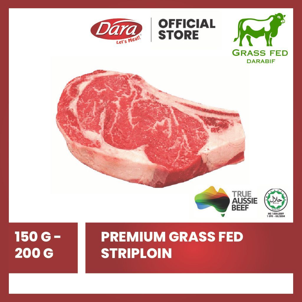 Striploin - Grassfed Beef Striploin Steak - Australia Beef - Halal