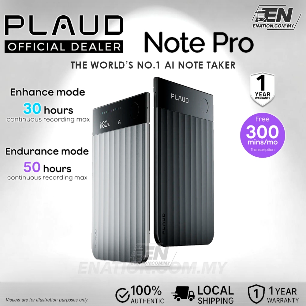 PLAUD NOTE / NOTE PRO AI Voice Recorder | AI Note Taker for Meetings Lectures, Calls, AI Transcription & Summarization