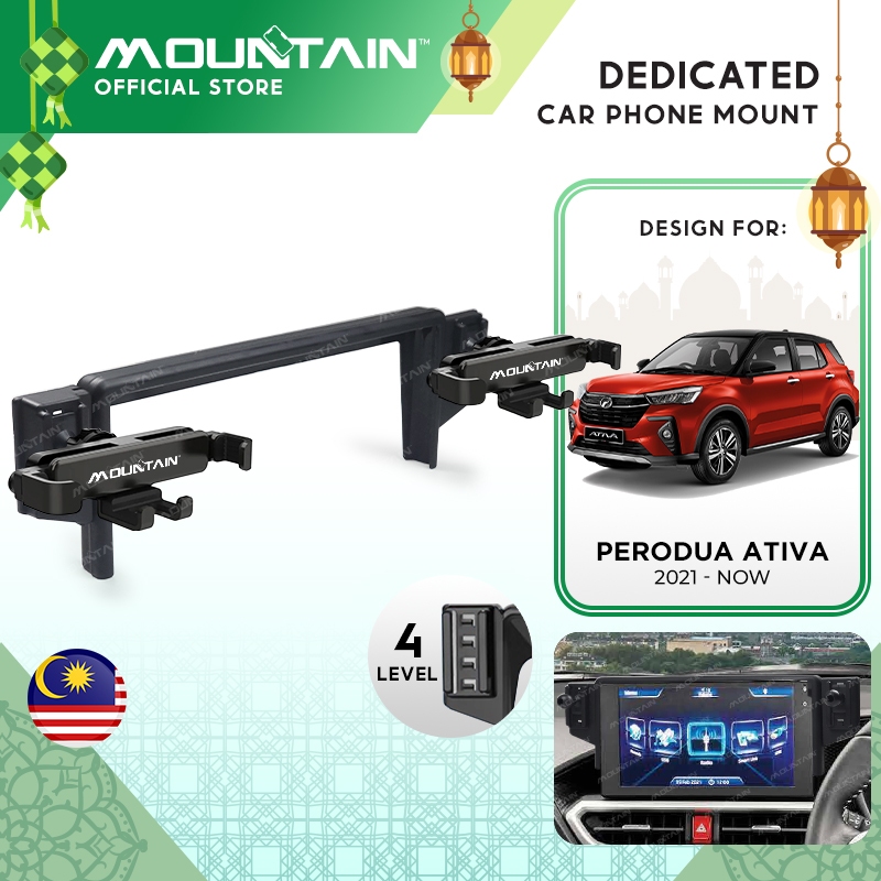 - MOUNTAIN Car Phone Holder Dedicated Mount Accessories Gear Up Raize Aksesori Kereta Assesori