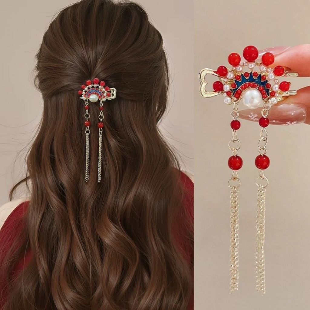 Jhew National Style High-End Feeling New Chinese Pearl Shape Huadan
