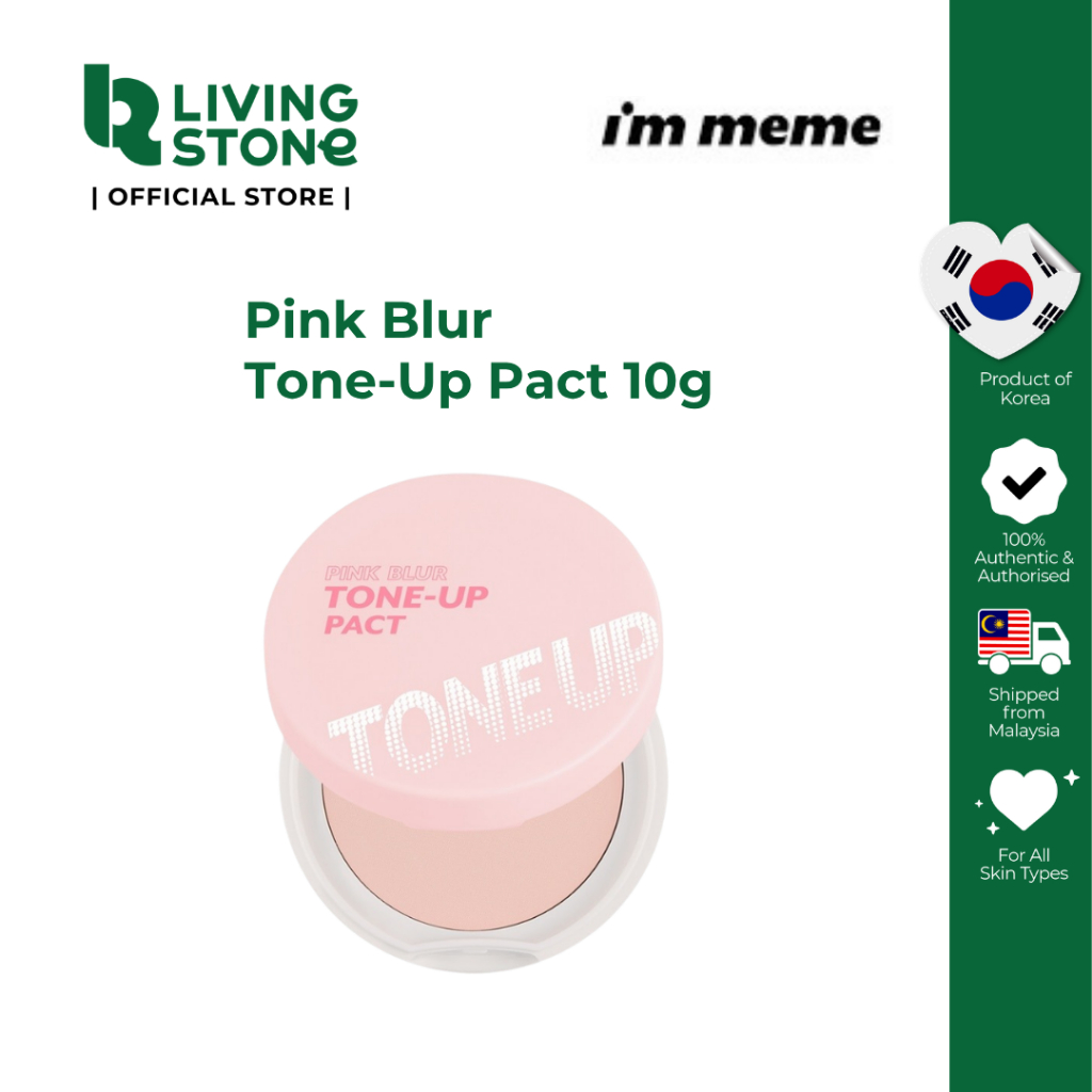 I'M Meme Blur Tone-Up Pact Pressed Powder - Pink (10g)