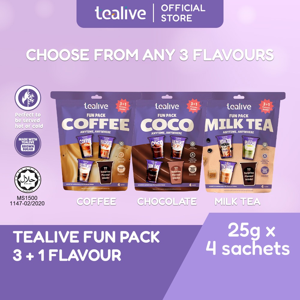 Tealive Fun Pack 4s x 25g