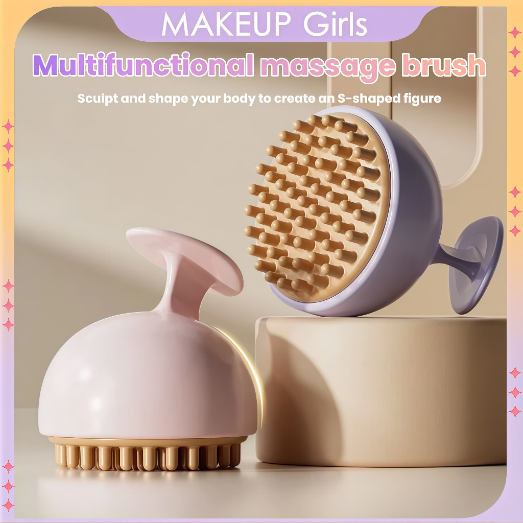 Multi Function Body Massage Brush With Comfortable Grip Eco Friendly Material For Muscle Relaxation And Skin Care