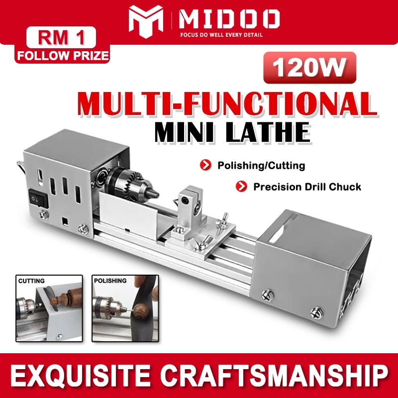 96W Mini Lathe Bead Machine Woodworking DIY Lathe Miniature Buddha Statue Bead Ball Drill Bit Polishing Tool