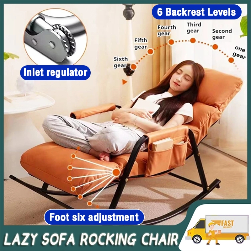 【Free-GIFT】Kerusi Malas Lazy Chair lazy sofa Armchair Rocking Chair Bedroom Living Room kerusi