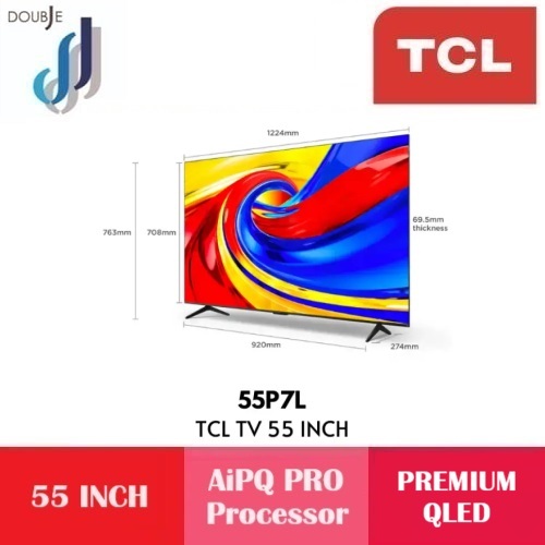 TCL 55 Inch QLED Quantum Dot 4K UHD HDR Google TV 55P7L