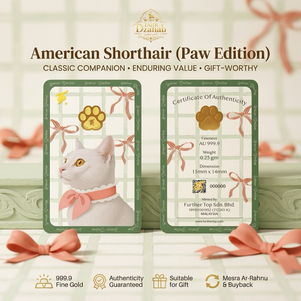 0.25g Further Top Gold 999.9 Coin Mini Bar Gold 999.9 Syiling Emas&hellip;