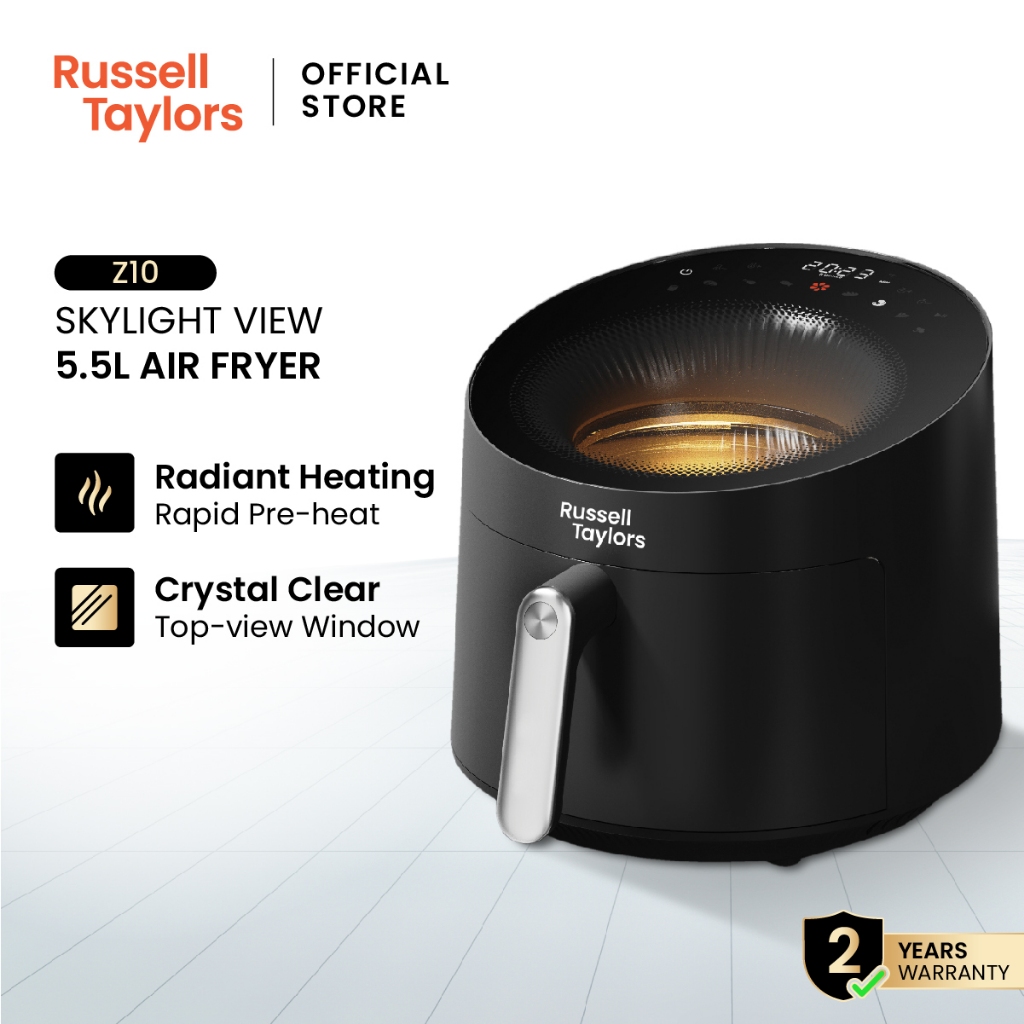 Russell Taylors Skylight View Bladeless Air Fryer Penggoreng Udara (5.5L) Z10