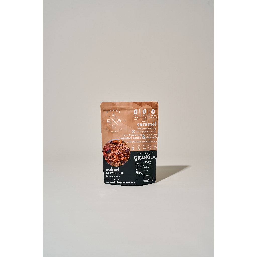 Naked Superfood Co® Low-Sugar Granola (226g&228g) - Vegetarian-friendly Healthy Cereal Oat Breakfast 格兰诺拉麦片