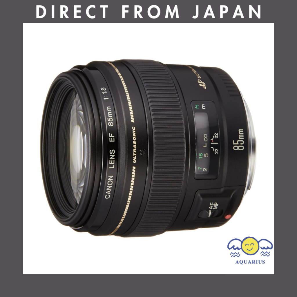 【Used】Canon EF mount, EF85mm F1.8 USM Lens 7 groups, 9 elements, prime lens, Fully Tested in Japan, Works Perfectly  Direct from Japan