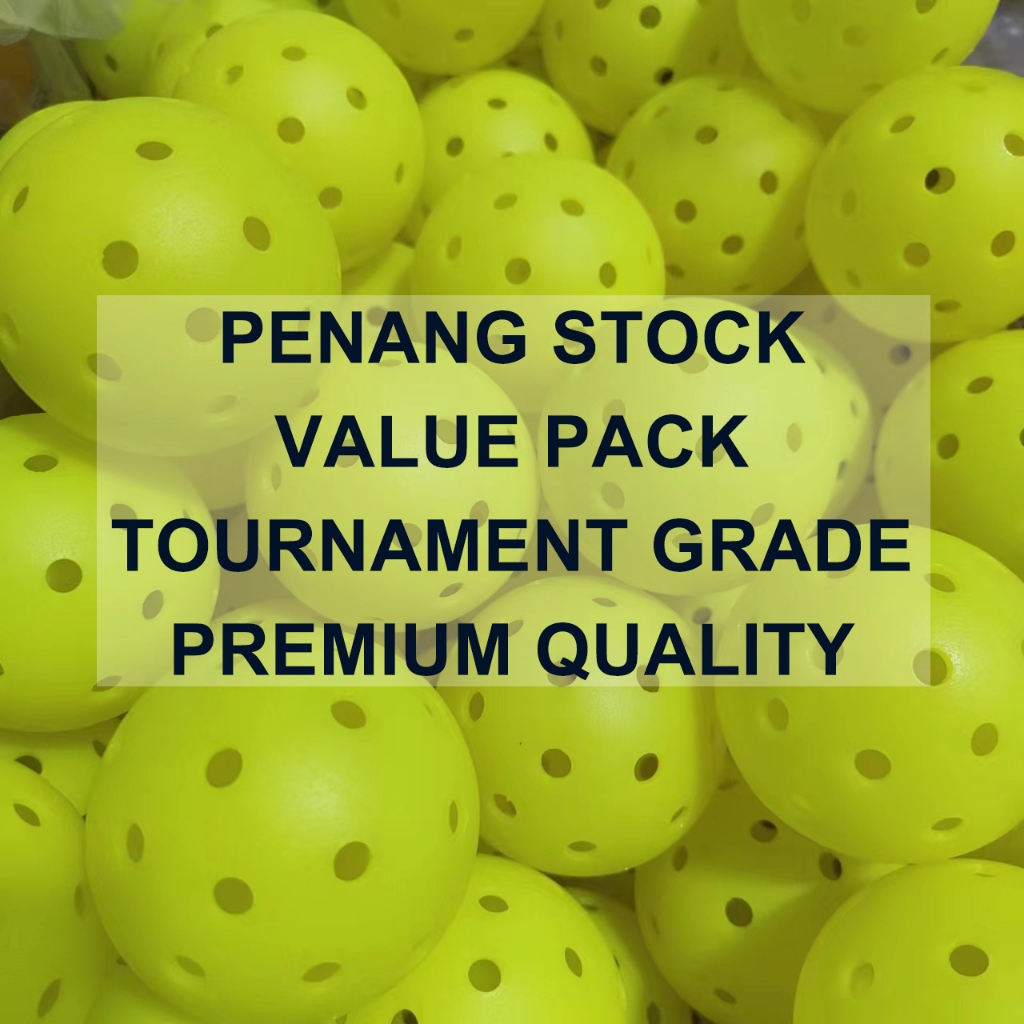 (Penang Stock) Premium Tournament Grade Pickleball Ball Value Pack Pickle Ball USAPA
