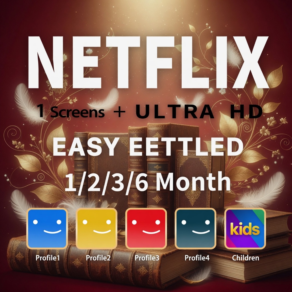 NETFLIX Account 4K FIix Account Premium Plan Neflix Murahflix NX0.5