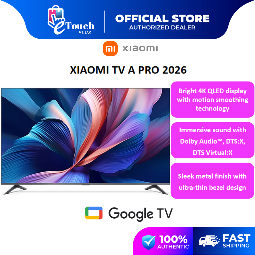 Xiaomi Mi 75/65/55 LED A PRO 4K QLED Google Android Smart TV L75MB-APSEA / L65MA-SSEA / A PRO 2026 75 '' Television 电视机