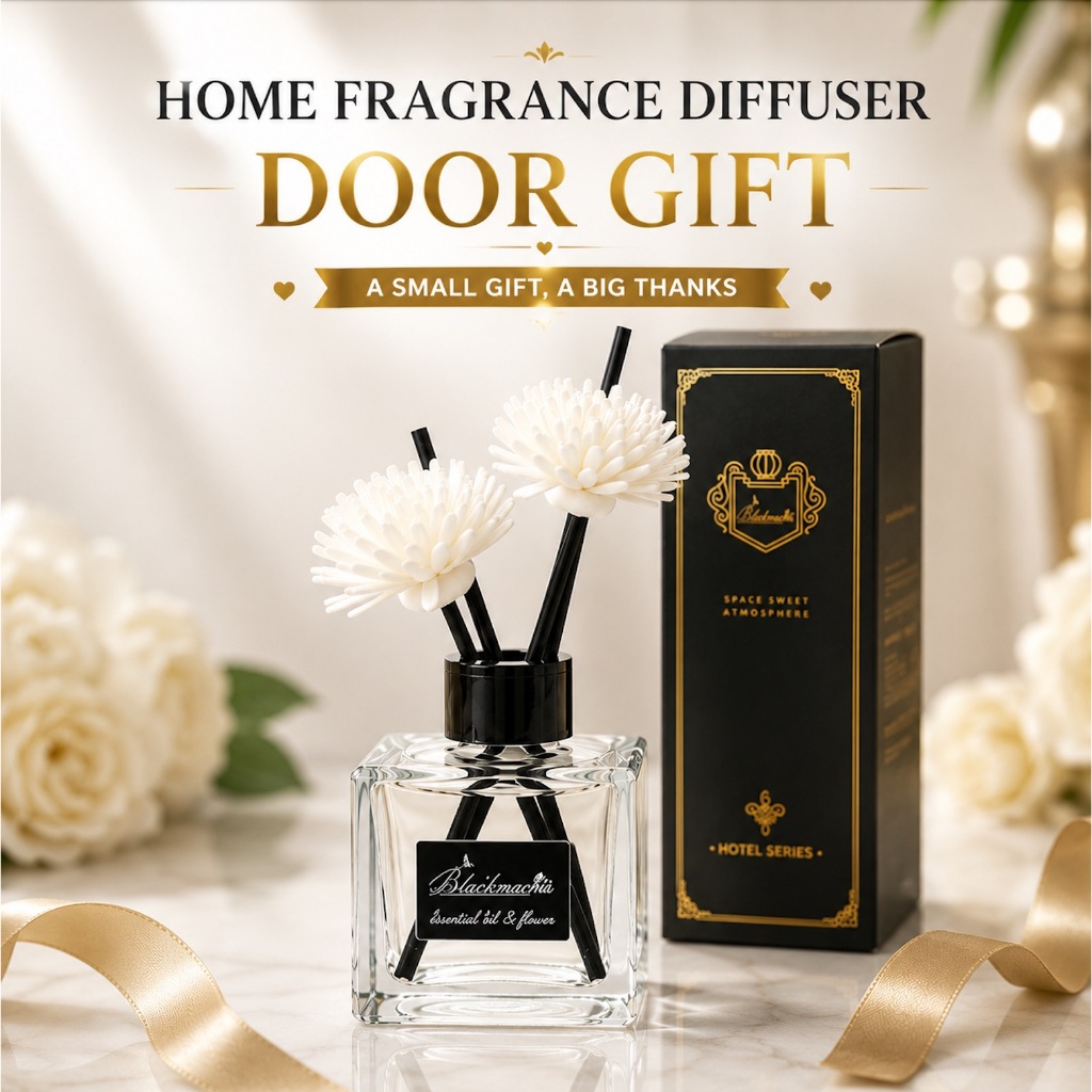 Home Fragrance Diffuser 50ml Essential Oil Reed Diffuser Fragrance Aromatherapy Aroma Diffuser Scented Oil Door Gift