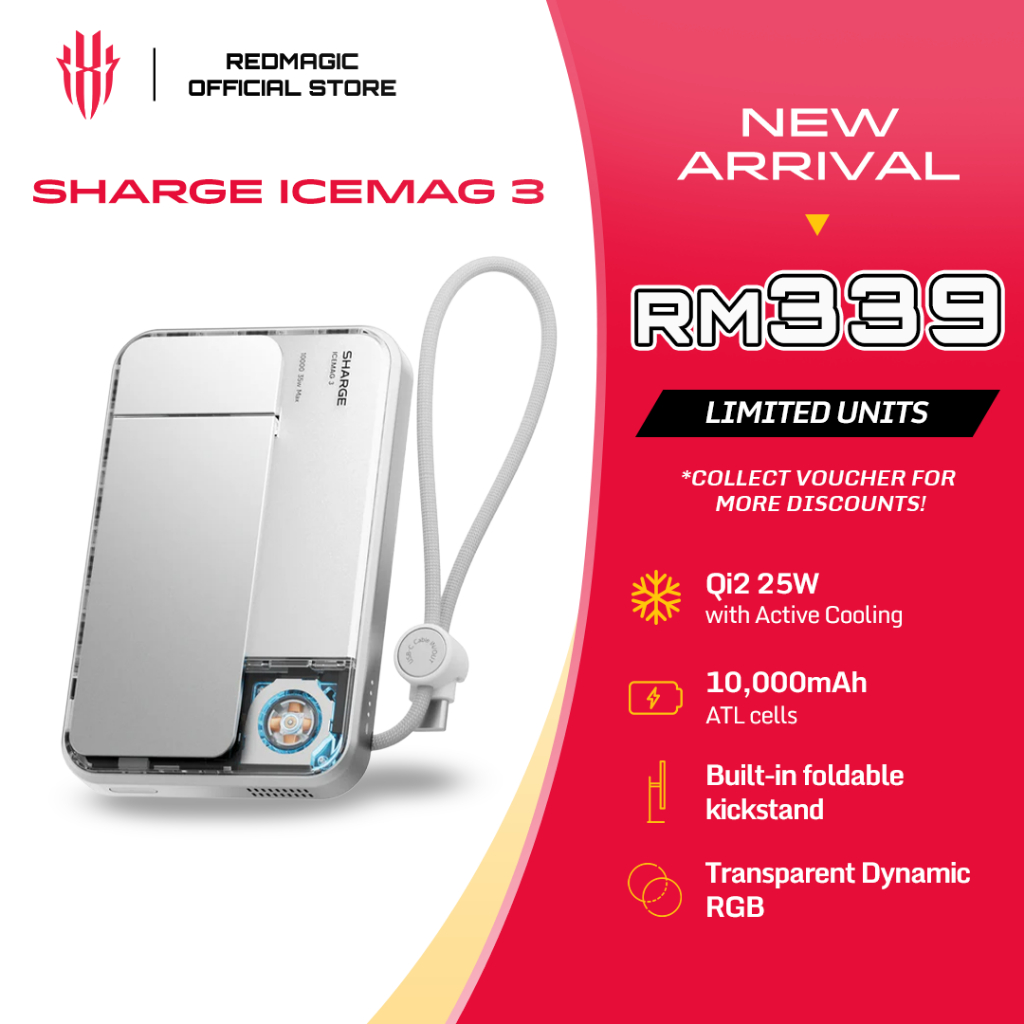 [Free Gift Not For Sale] ICEMAG 3 Powerbank
