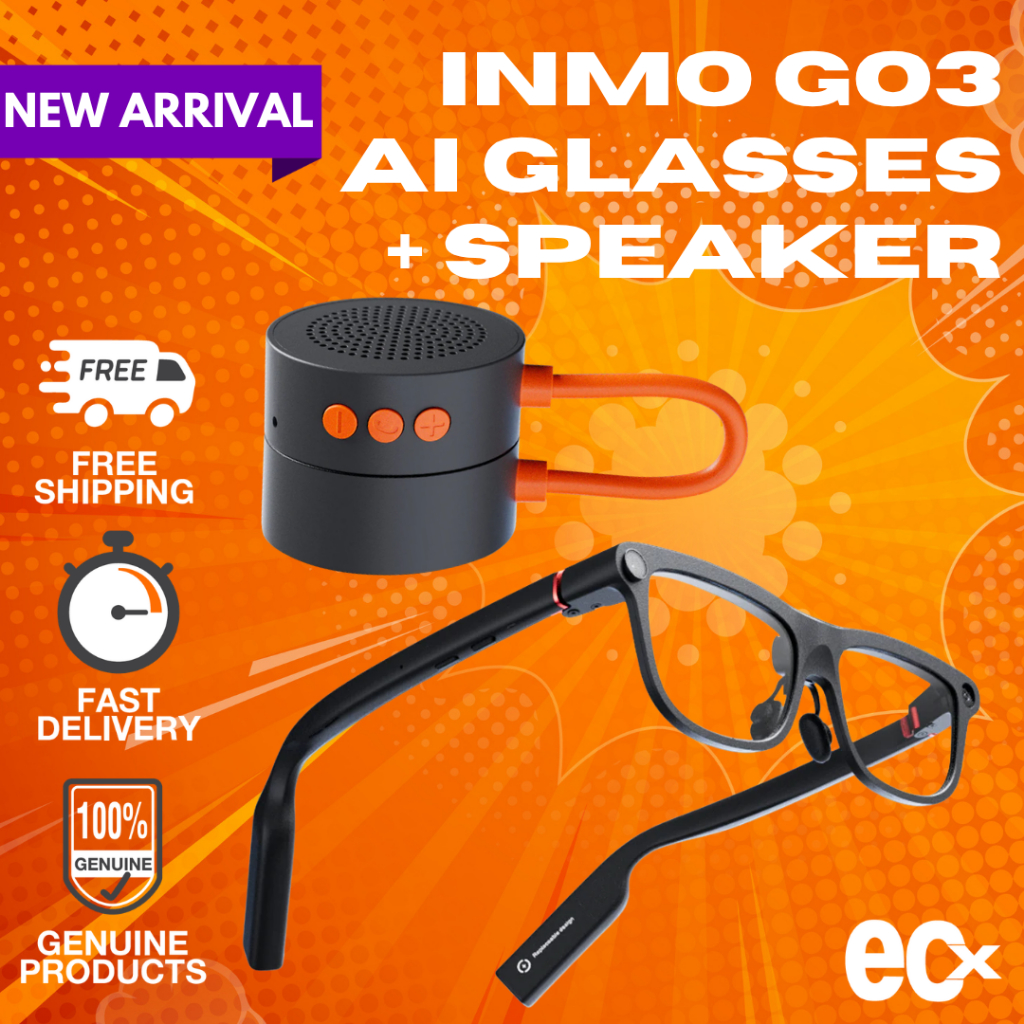 INMO GO3 AI Smart Glasses AR Eyewear ChatGPT Gemini Translator Camera Navigation Meeting Recorder Speaker