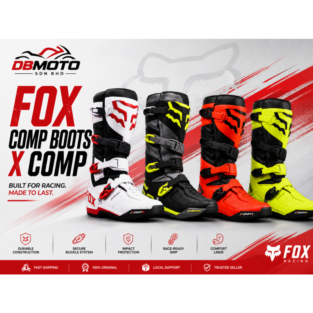 US Size FOX Racing Comp X Off Road Boots /FOX Racing Comp Boots“GEAR UP FOR YOUR NEXT ADVENTURE!”