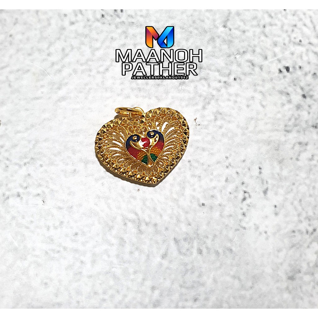 0.85GM-916 PEACOCK ELECTROFORMING PENDANT-916 PENDANT-916 INDIAN PEACOCK ELECTROFORMING PENDANT-916 EMAS-916 PEACOCK ELE