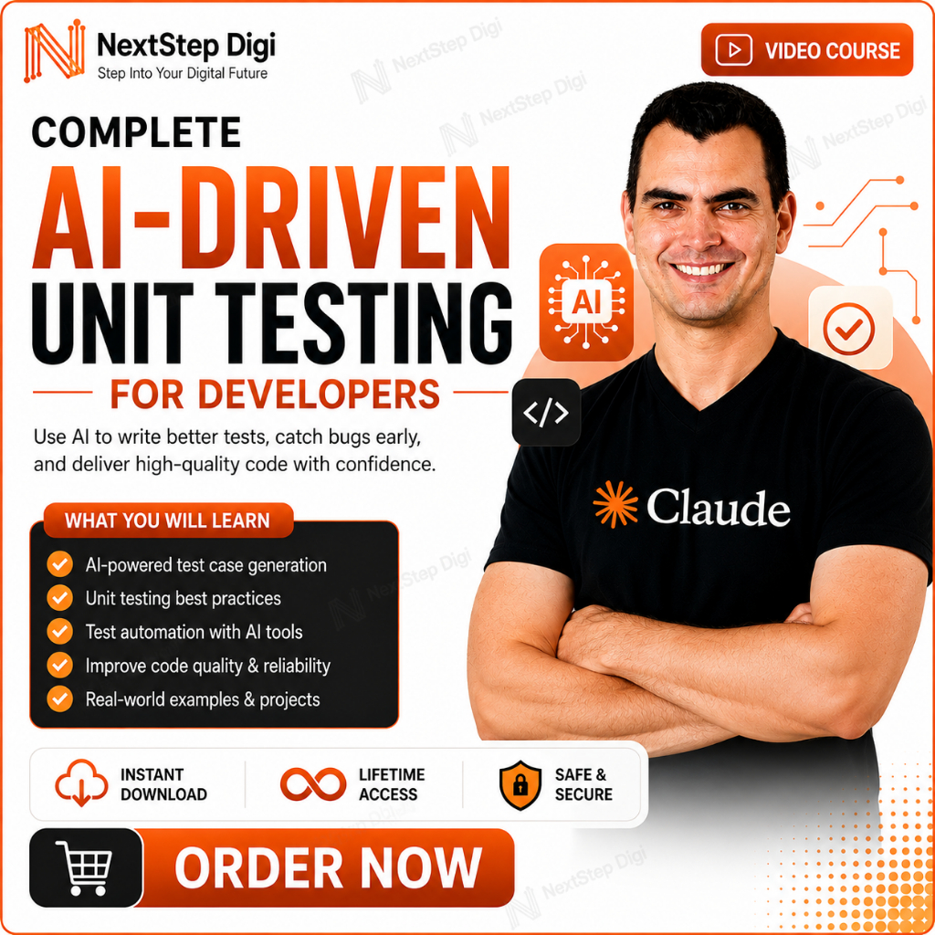 (Course) Complete AI-Driven Unit Testing for Developers | AI Testing, Claude Code, Cursor & Copilot | Video Course