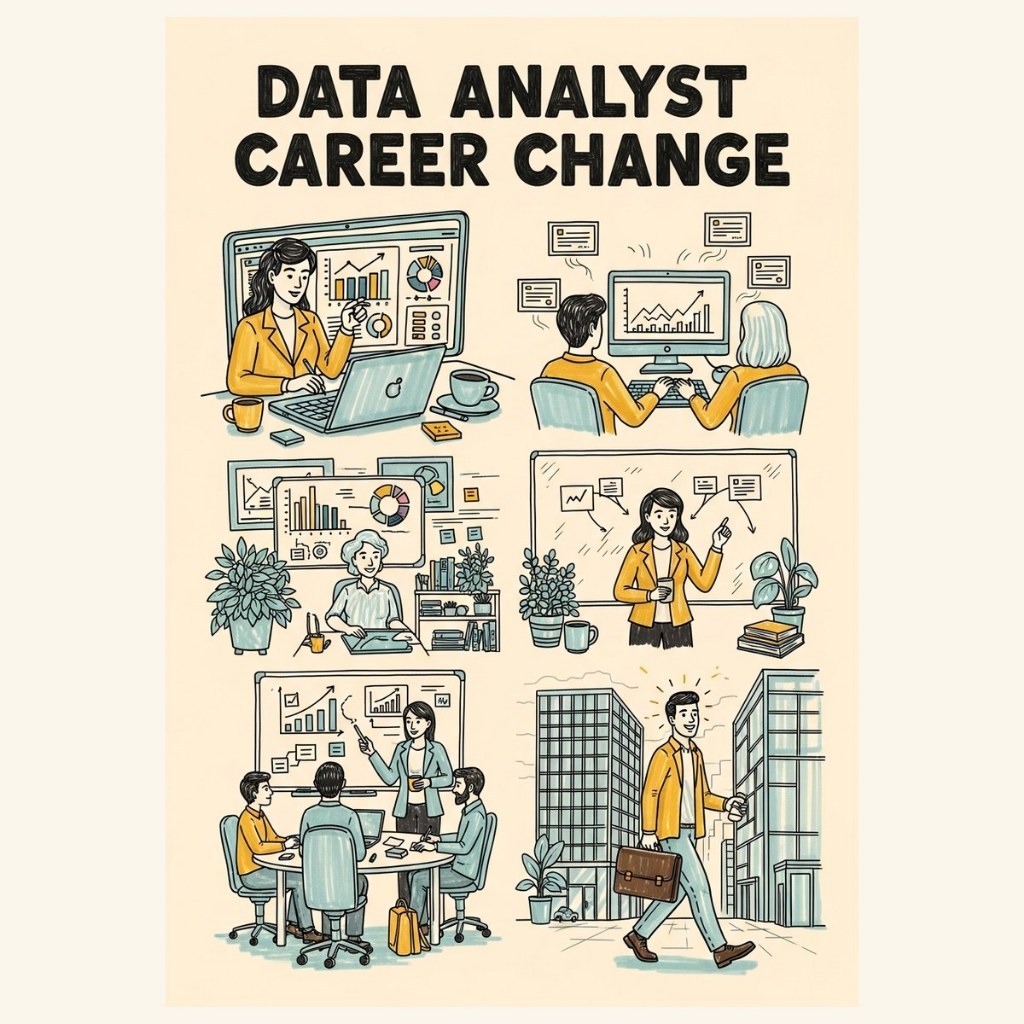 Ebook Changing Career as a Data Analyst at 30+ (PDF, English)
