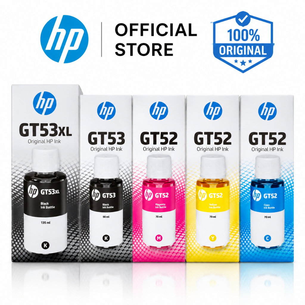 Original HP GT53XL Ink Black Ink Bottle 135ml GT52 Cartridge for 415 418 419 410 315 318 319 310 GT5810 Tank printer Ink
