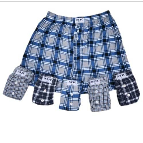 Boxer 3 ) Psc good quality Underwear Cotton 100% pendak lelaki pakai