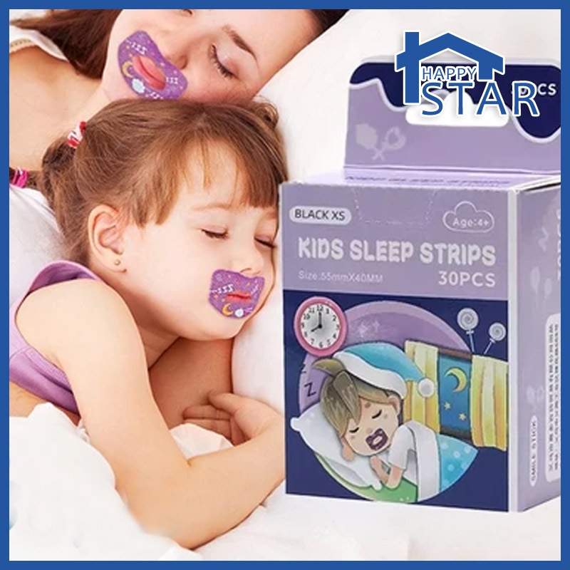 30Pcs Mouth Closure Tape, Health Care Sleep Aid Mouth Breathing Patch, Stop Snoring Non-woven Fabric Mouth Ease