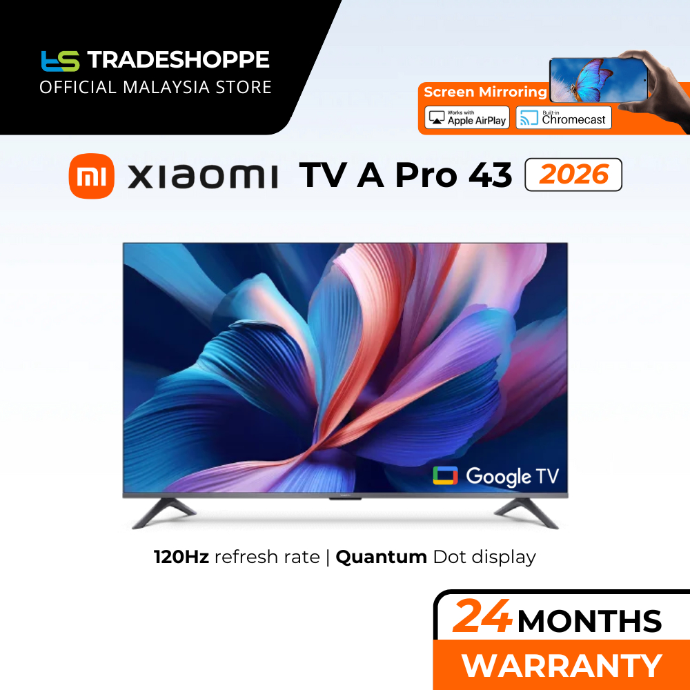 [NEW] Xiaomi TV A Pro 43 2026 - 4K QLED Quantum Display | 60Hz High Refresh rate