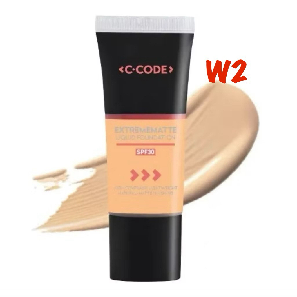 C.CODE Extremematte Liquid Foundation W2 EXP:08/2026