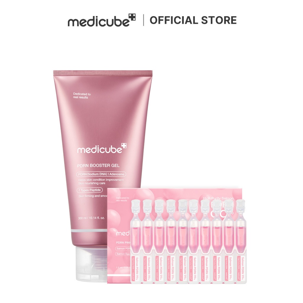 [medicube official] PDRN Booster One Day Duo Booster Gel + One Day Serum 5ea / 10ea