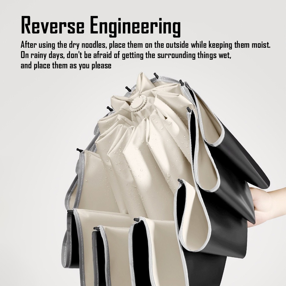 Automatic Umbrella UV Block Folding Umbrella with Enlarged&Thickened Black Glue Umbrella for Rain/Sunshine Use