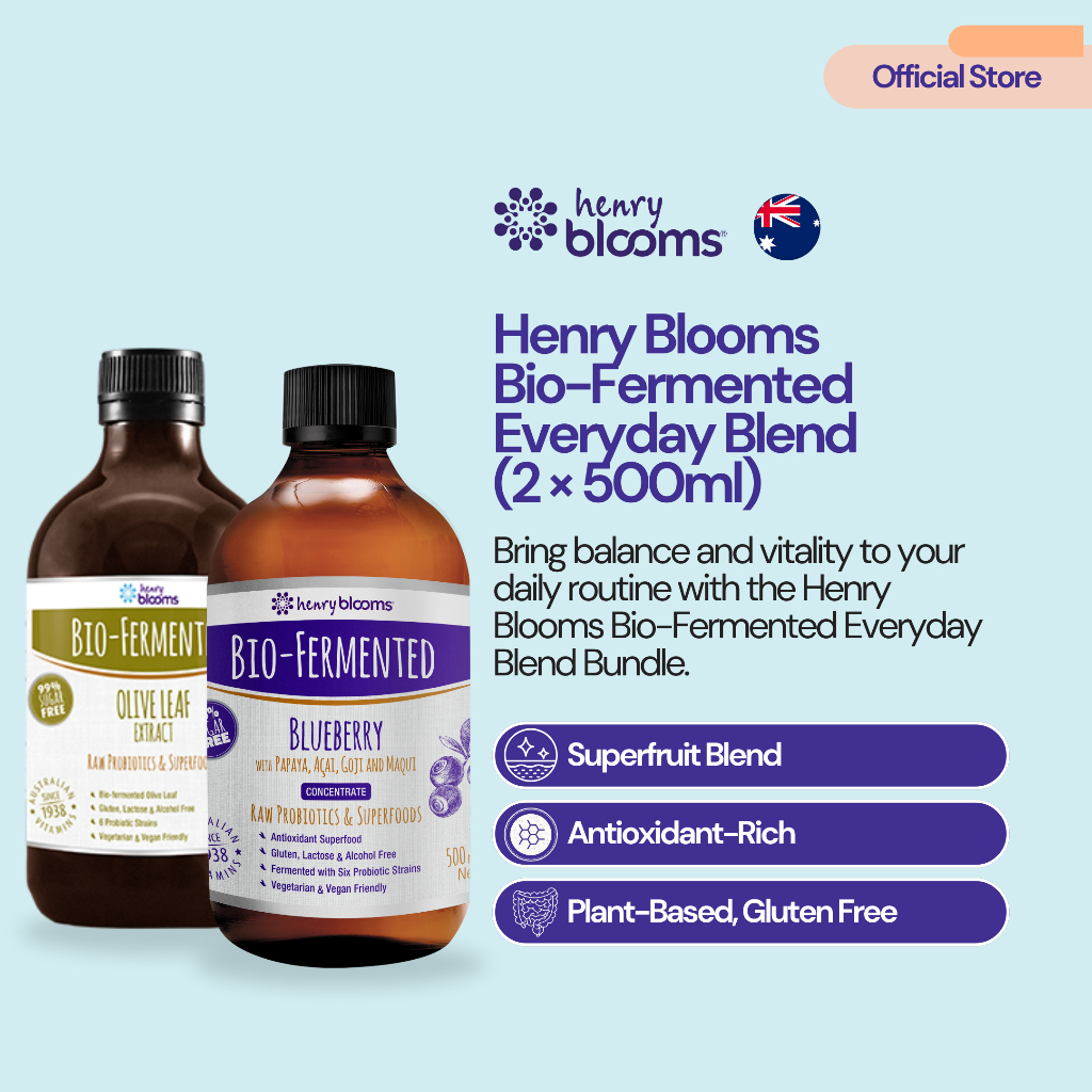 Henry Blooms Bio-Fermented Everyday Blend (2 x 500ml)