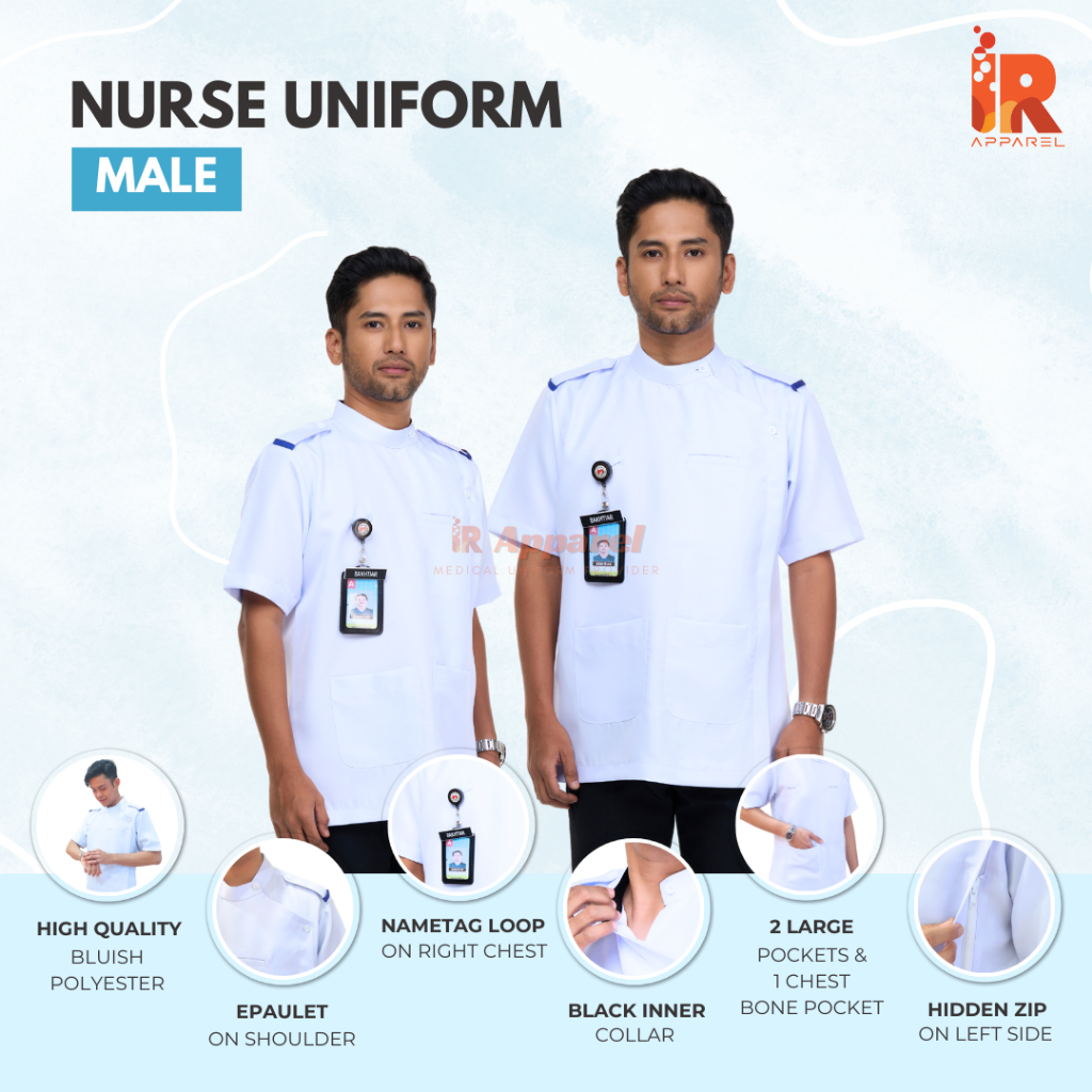 [ MALE ] NURSE UNIFORM / UNIFORM NURSE LELAKI