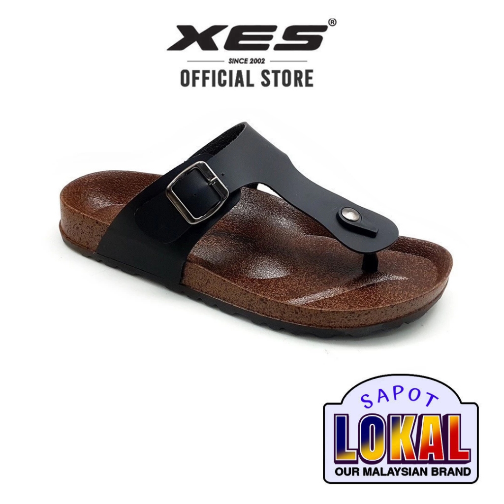 XES BSMM21041 Men Slip-on Comfort Sandals ( Navy / Black )