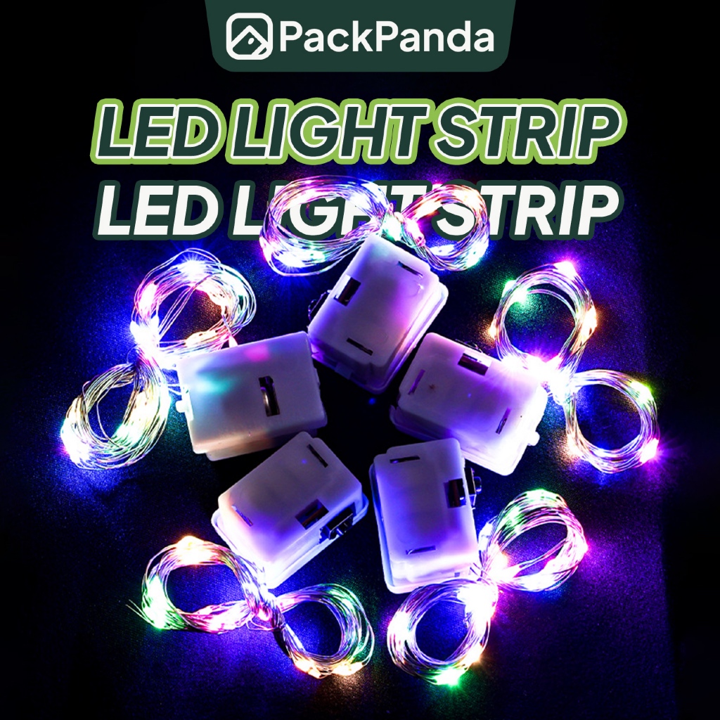 Fairy Light String Decoration Lampu LED Hiasan Kotak Hadiah DIY Lighting Strip Gubahan Bunga Pakej