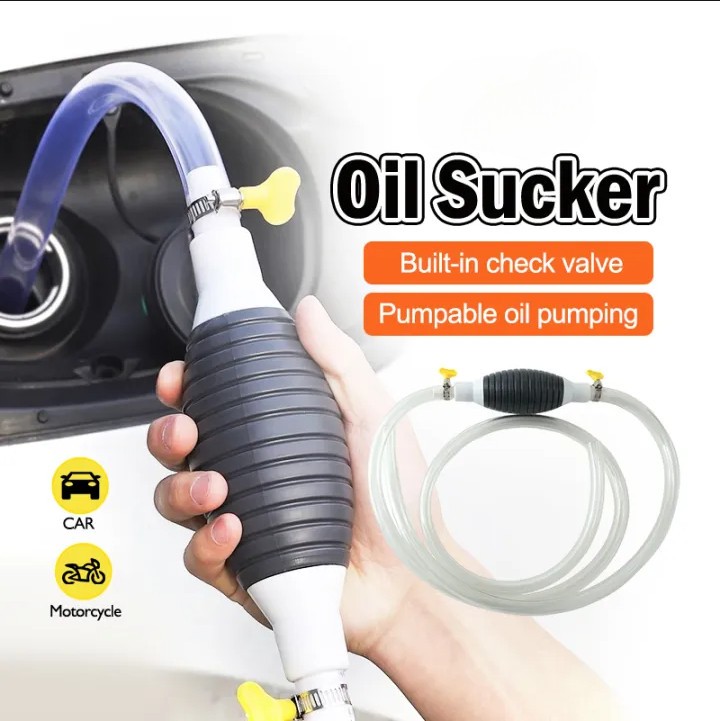 MOTUS Manual Gasoline Oil Pump Truck Car Motorcycle Fuel Tank Pumping Pipe Draw Water Pump Pompa Air Pipa Pengisap