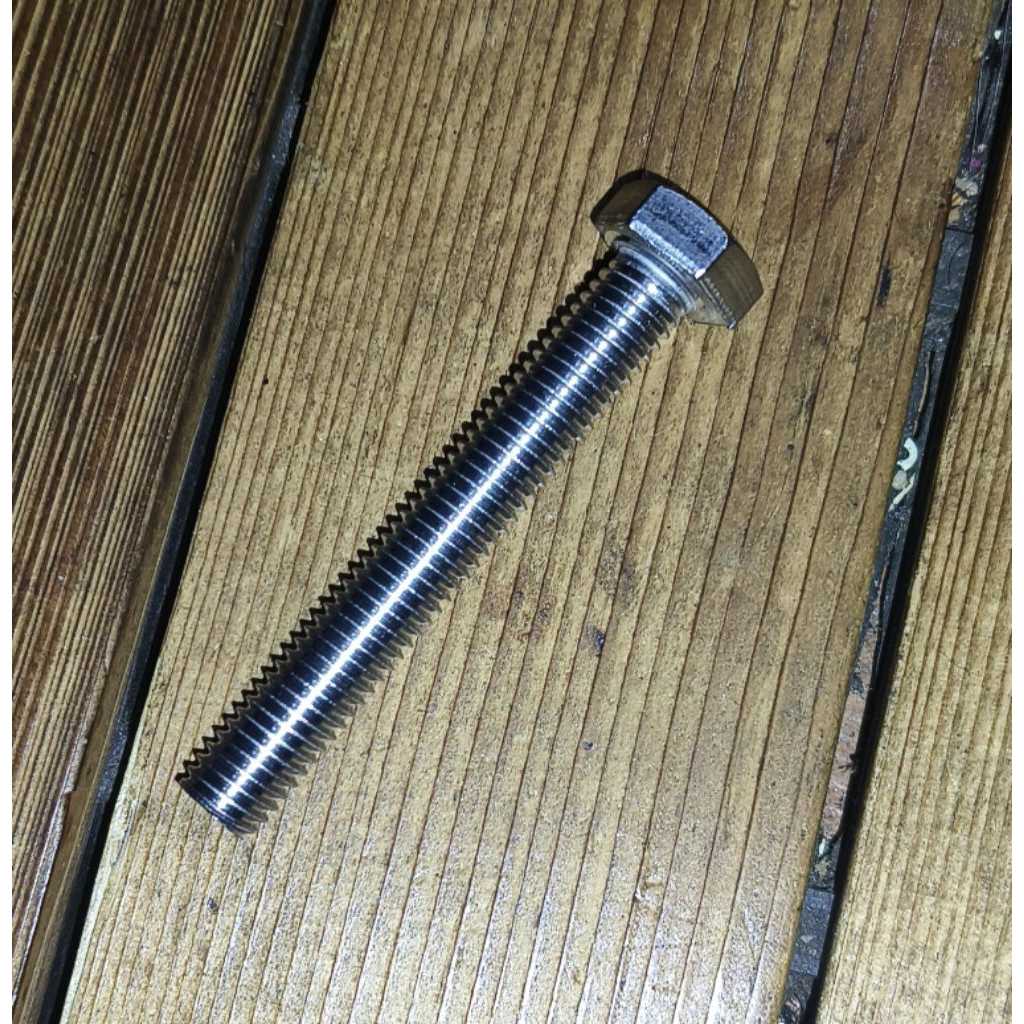 Hex Bolt Screw 70mm for Bicycle Double Stand Tongkat