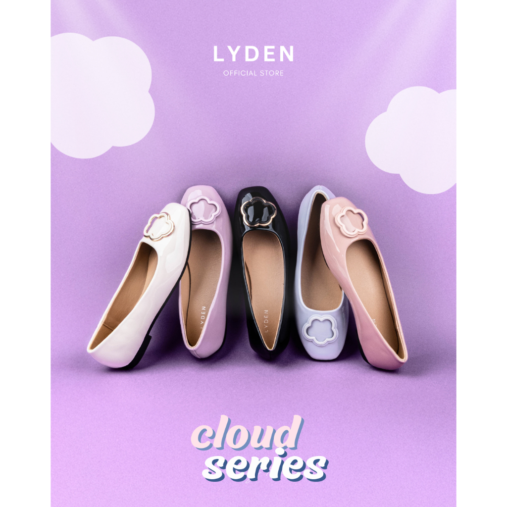 【NEW】Lyden Cloud Series Flats - Beige//Pink//Purple//Blue//Classic Black
