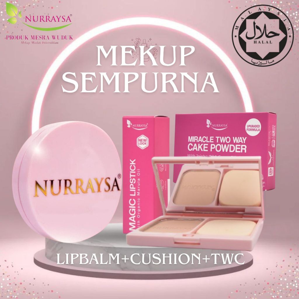 KOMBO FLAWLESS & NATURAL LOOK NURRAYSA HALAL MUSLIMAH