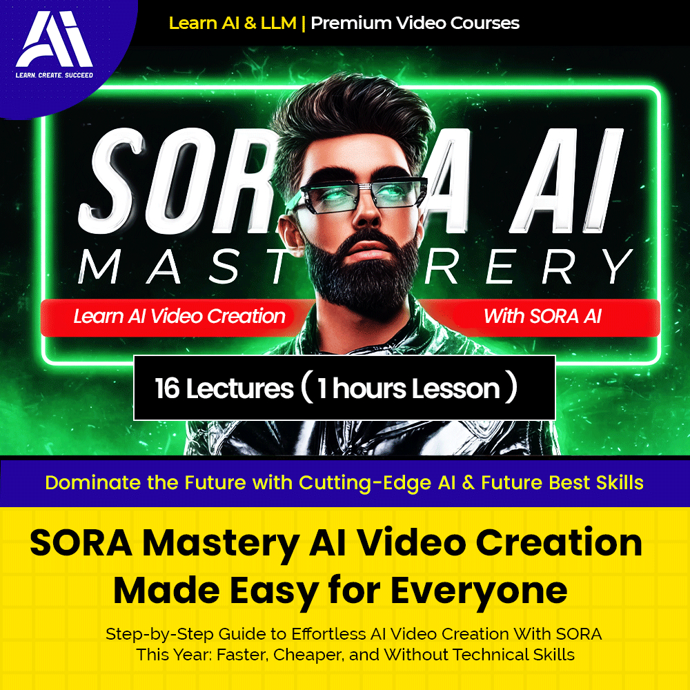 Video Course - SORA Mastery AI Video Creation Made Easy for Everyone |  Ai Make Video | Make Video With AI