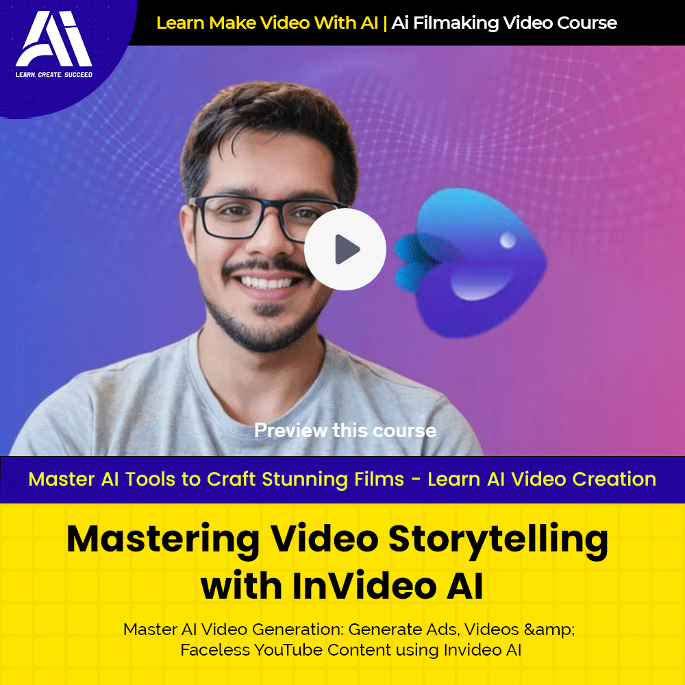 Video Course - Mastering Video Storytelling with InVideo AI |  Ai Make Video | Make Video With AI