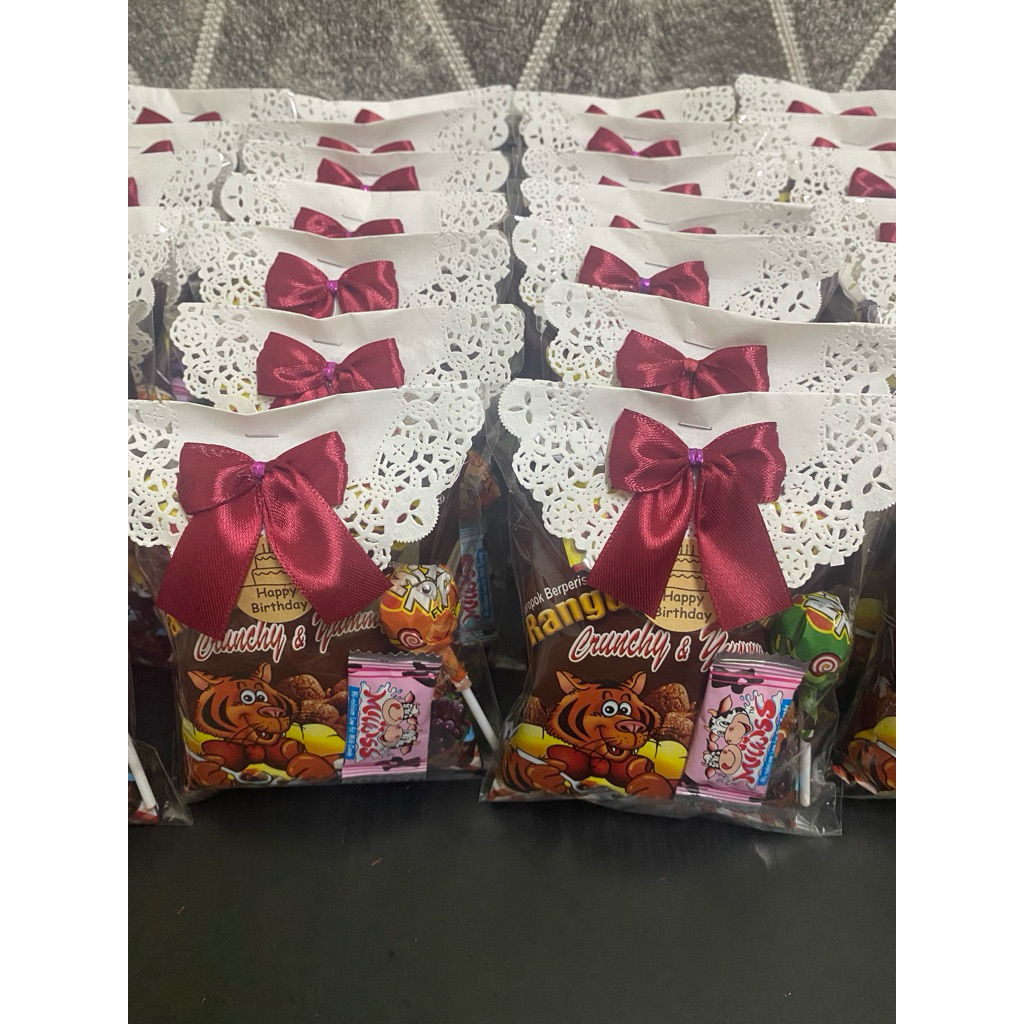 Goodies Jajan Set Bijirin Sarapan Cereal Doorgift Kanak-kanak Majlis Kahwin Akikah Jamuan Sekolah Birthday