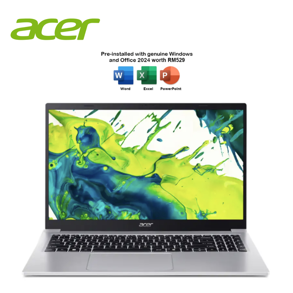 Acer Aspire Lite 15 AL15-33P-C9WF/ AL15-33P-C84X 15.6" FHD Laptop ( N150, 8GB, 512GB SSD, Intel, W11, HS+M365 )