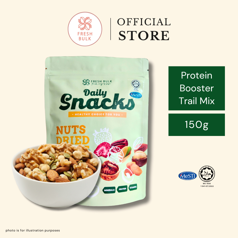 Fresh Bulk Protein Booster Trail Mix 150g | Premium Quality | No Preservative | Non-GMO