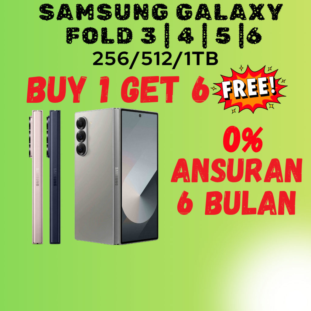 Samsung Galaxy Z Fold 6 / Fold 5 / Fold 4 / Fold 3 256GB | 512GB | 1TB | Telefon Murah | Secondhand Smartphone Used