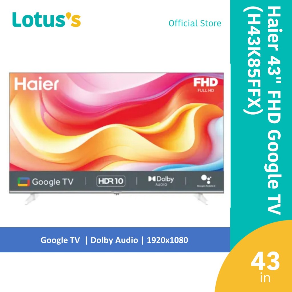 Haier 43" FHD Google TV (H43K85FFX)